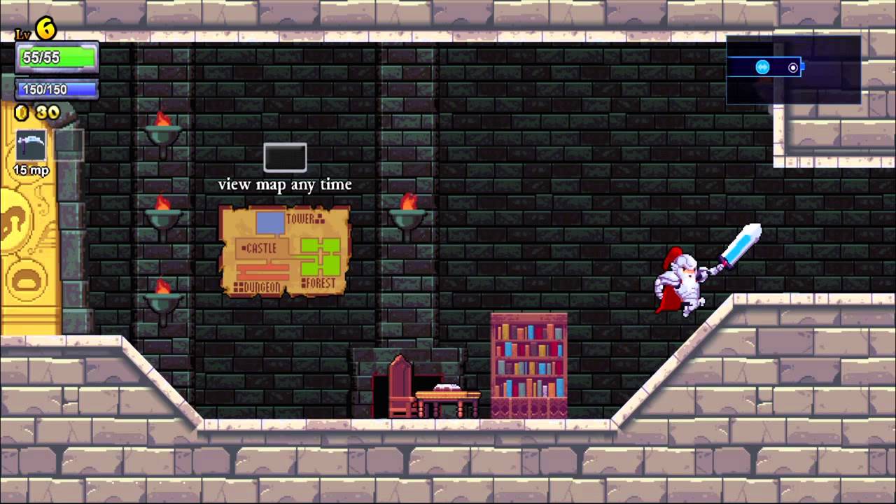 Rogue Legacy - The Ambilevous Stereo Blind Tale of Sir Teddy the Mage.