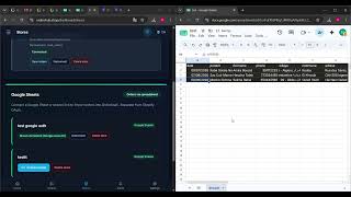 OrdersHub — Google Sheets integration demo side by side