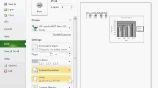 Preview Worksheet Page before Printing - Excel 2010