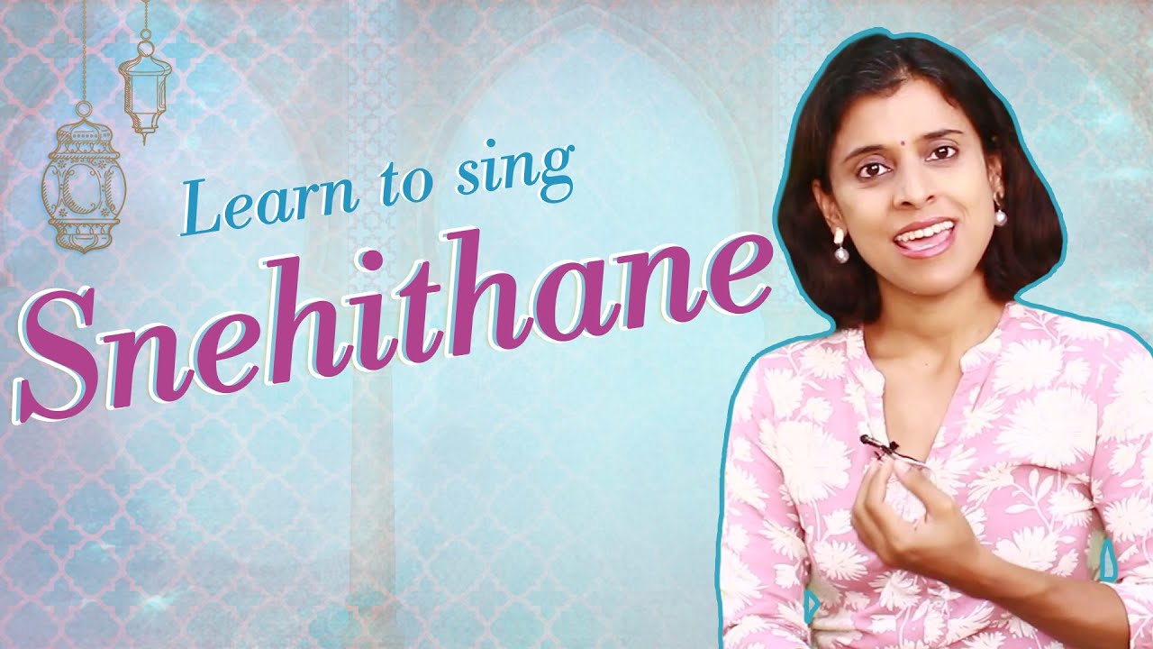 Learn to sing Snehithane | VoxGuru ft. Pratibha Sarathy