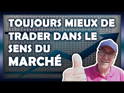 TOUJOURS MIEUX DE TRADER DANS LE SENS DU MARCHÉ