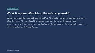 What Is Long Tail SEO (And Why It Wins in Real Estate)