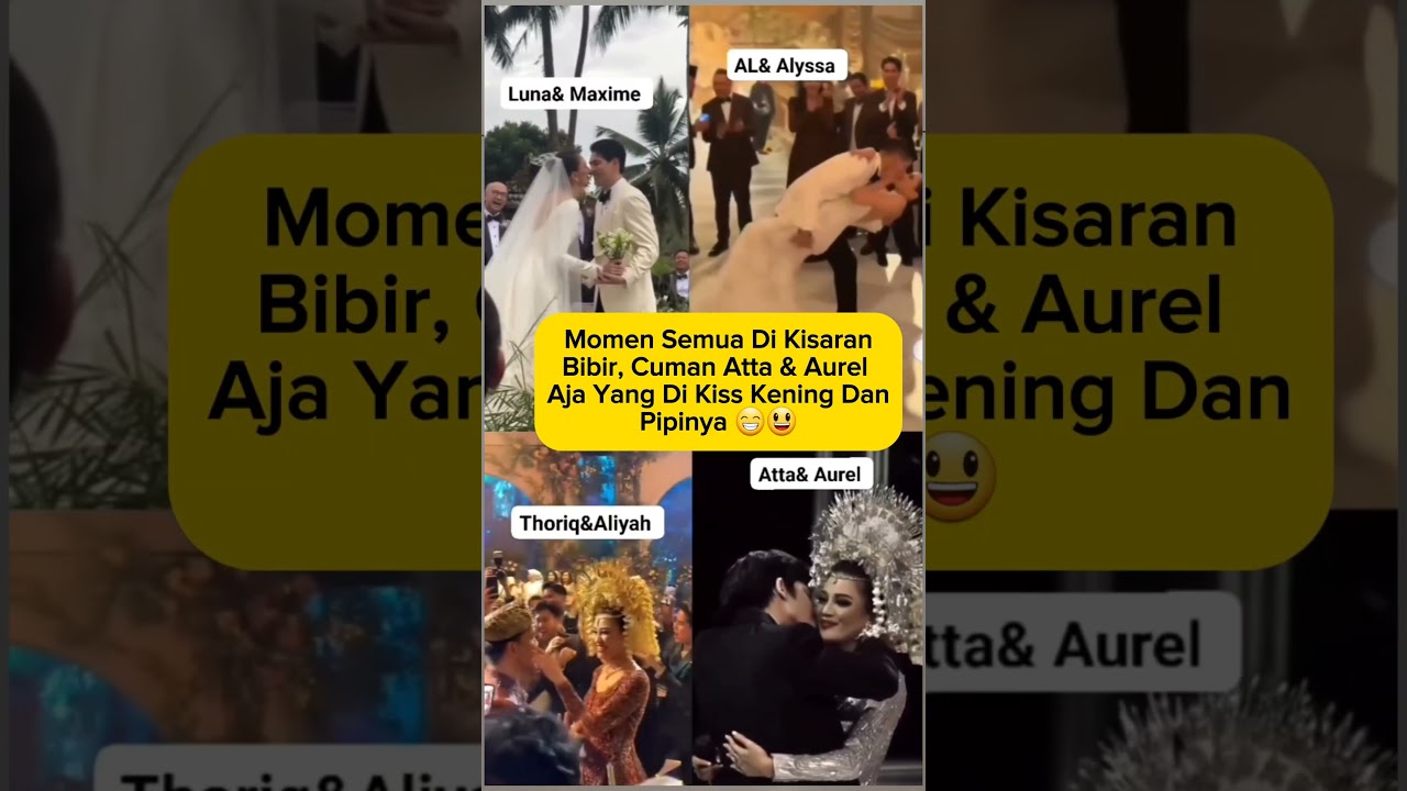pasangan atta halilintar dan aurel HERMANSYAH tidak kiss 