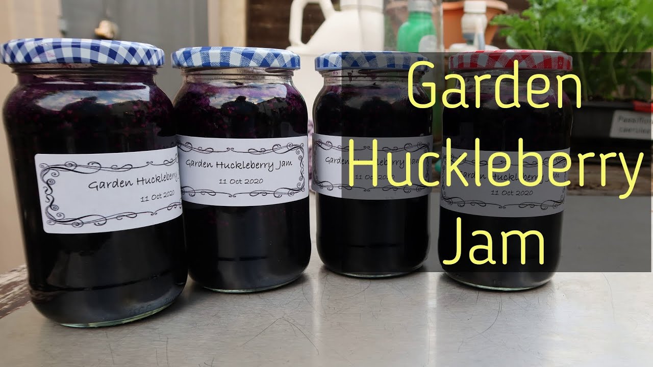 Garden Huckleberry Jam Jelly Gorgeous