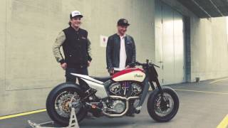 'Miracle Mike' the Indian Scout sprint racer unveiled at Art & Wheels Basel