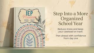 IEP Planner 2026–2027 for Special Education Teachers