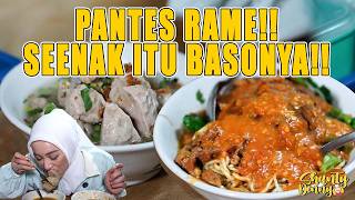PANTES RAME!! SEENAK ITU!! BAKSO BOBO GENTENG IJO!!