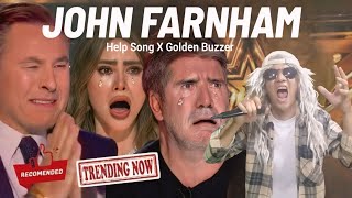 America Got Talent Simon Cowell Crying When The Heard Extraordinary Voice Singing Help John Farnham