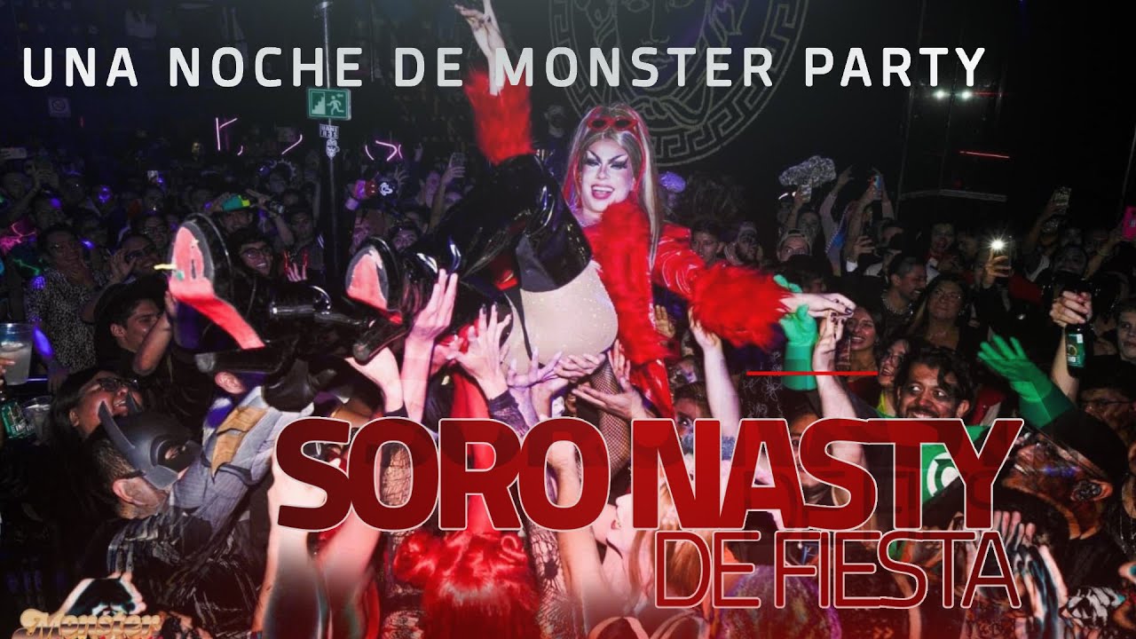 Hosteando la Monster Party con María Daniela y su sonido láser.