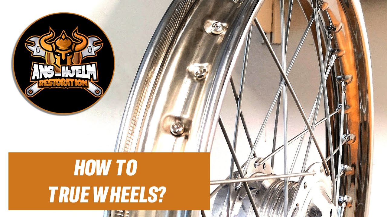 How to true a moped wheel TUTORIAL YouTube