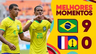 Thumbnail for SIM, NOVE GOLS! | BRASIL 9 X 0 NOVA CALEDÔNIA | MELHORES MOMENTOS | COPA DO MUNDO SUB-17 FIFA™ 2023