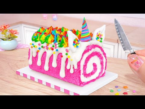 Unicorn Cake Roll How To Make Softest Miniature Sponge Roll Cake Best Of Mini Cakes 