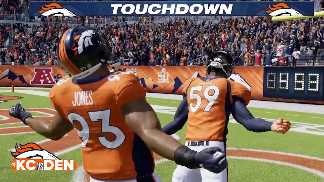 Broncos vs. Chiefs | Madden 22 Simulation