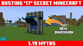 Busting 17 Secret Minecraft 1.19 Myths !🔥