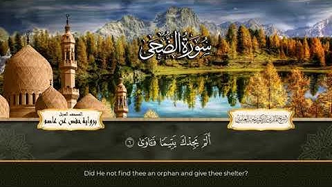 093 سورة الضحى تلاوة نجيب العامري مترجم الإنجليزية