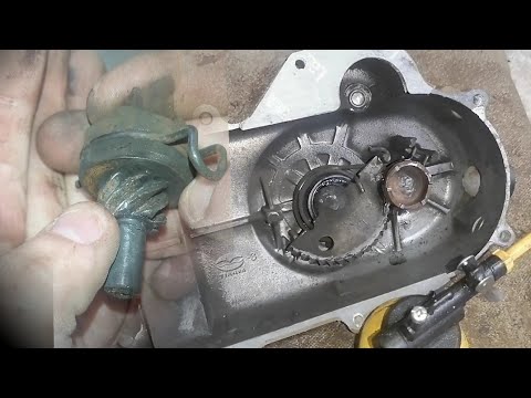 не отходит назад лапка кикстартера скутера - YouTube