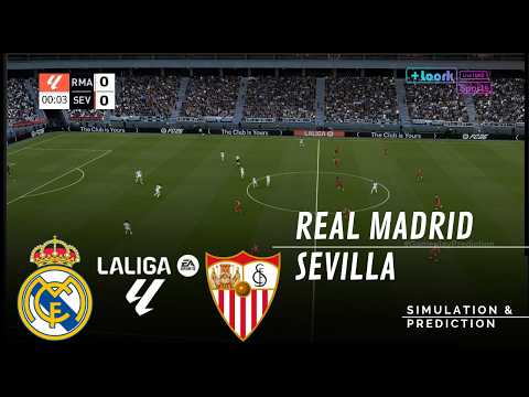 Real Madrid vs Sevilla LALIGA 26/27 ✅ | Full Match Simulation/Prediction