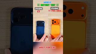 ⚡☠️IPHONE 17 IPHONE 17 PRO MAX BATTERY TEST!!