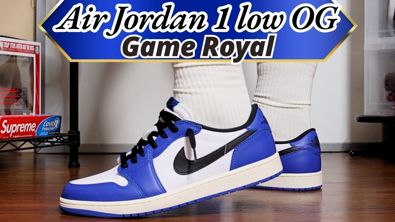 Air Jordan 1 Low OG 'Game Royal' Review & On Feet - YouTube