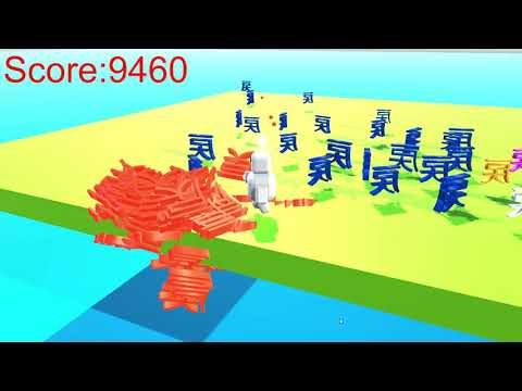 「戻の襲来」シューティングミニゲーム　Unityで制作　2022年前半に制作