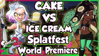ABM: SPLATOON 2 SPLATFEST !! Cake Vs Ice Cream!! Gameplay Match!! HD