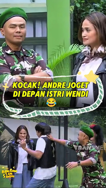 ANDRE KOCAK JOGET DI DEPAN ISTRI WENDI 😂 #andretaulany #btstrans7 #shorts