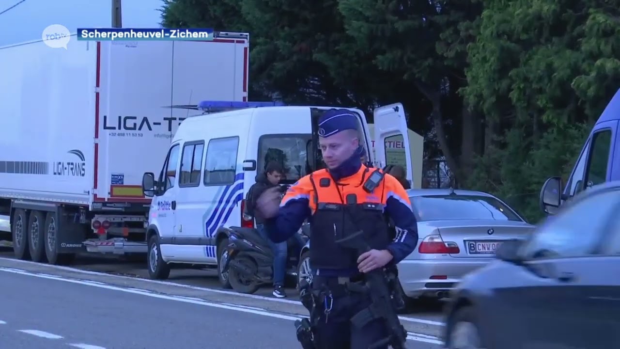 Vince Van Gossum - politieactie in Scherpenheuvel (ROBtv)