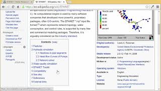 EPANET Tutorial 01   Overview of EPANET   Hydraulic Modeling Wealth