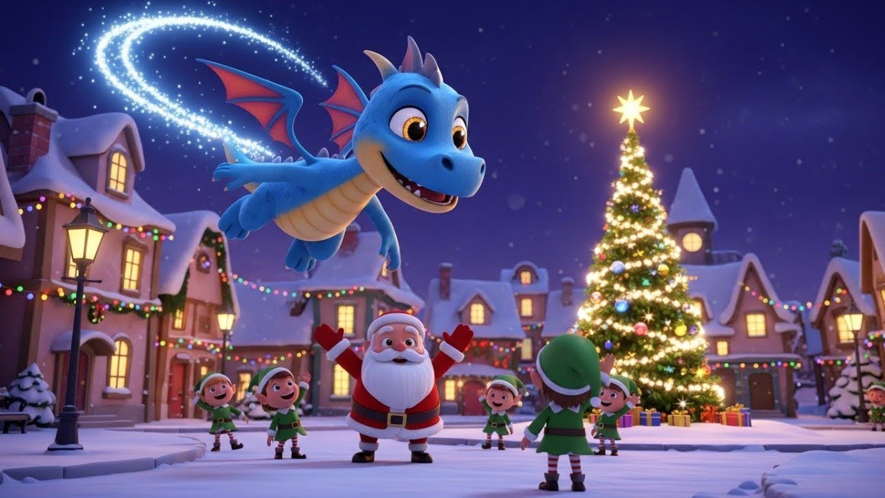:“Bluebill the Dragon’s Christmas Journey ✨ | Animated Story for Kids”
