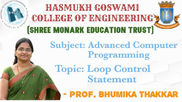 LOOP CONTROL STATEMENT ( WHILE LOOP ) 1ST YEAR DIPLOMA , HGCE , VAHELAL