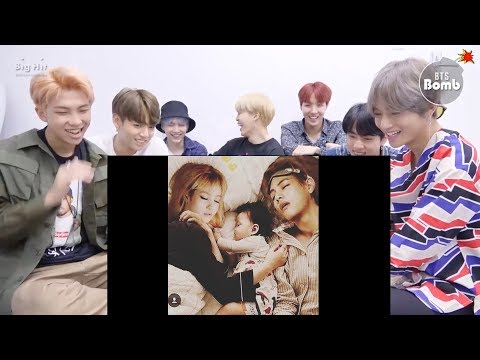 BTS Reaction When Lisa vs Teahyung had a small family