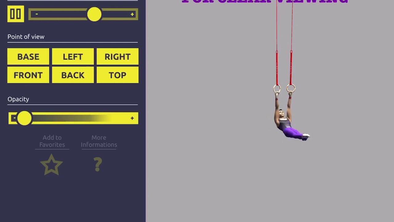 Gymnastic - App Controls