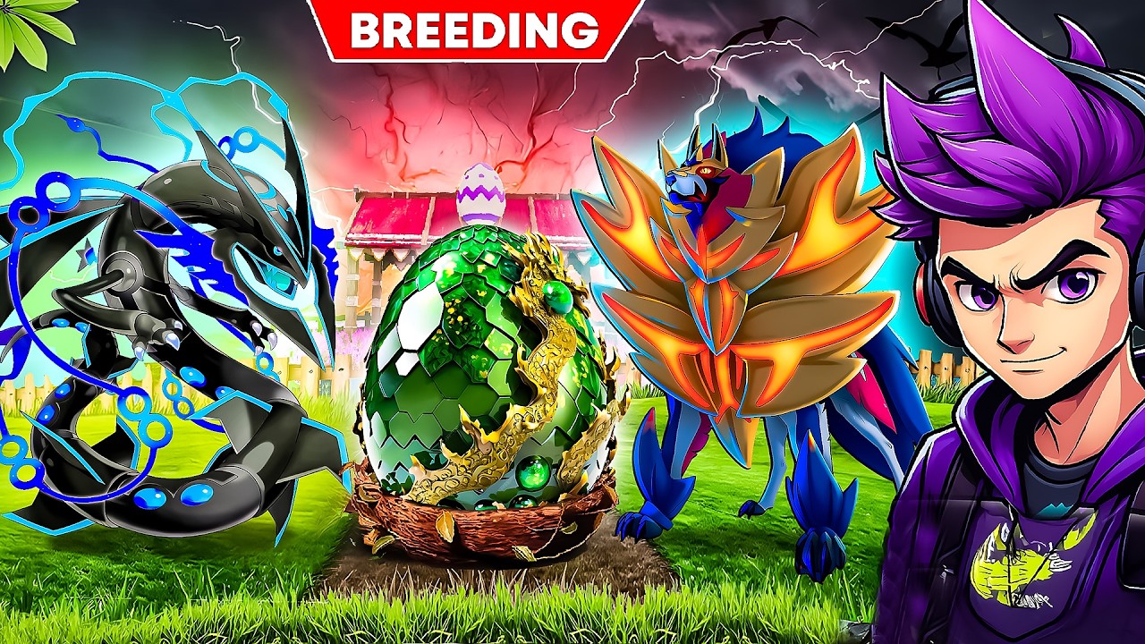 😱BREEDING FUSION MEGA LUCARIO 🔥VIP MEGA RAYQUAZA & ZAMAZENTA,LEGENDARY POKEMON👿|ETERNATUS | PALWORLD