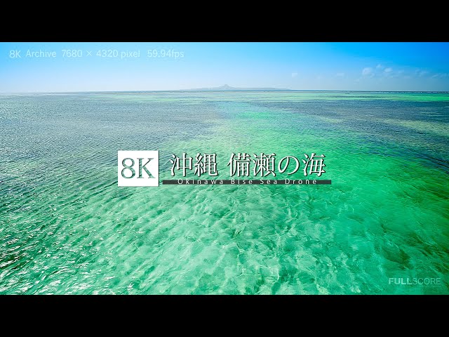 沖縄 備瀬の海 [8K footage] Okinawa Bise Sea Drone - YouTube