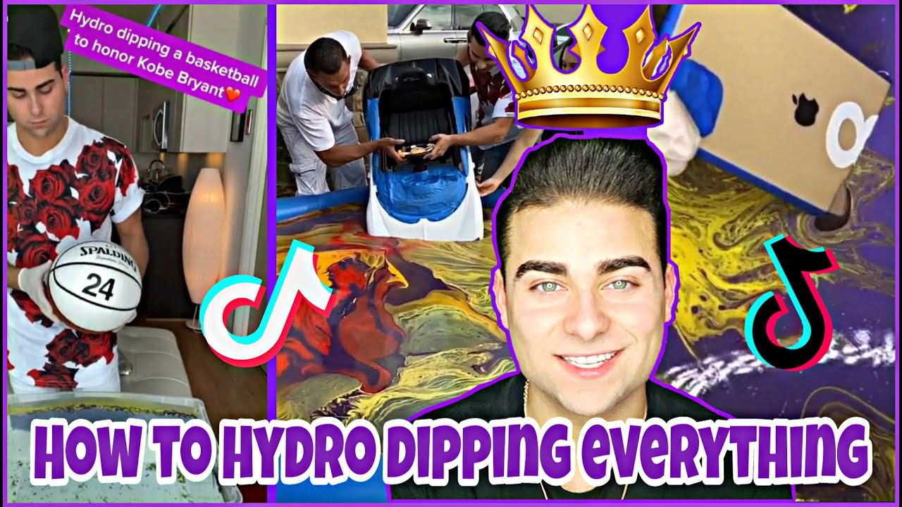Coby Persin tries hydro dipping ( Electronic Devices، Expensive shoes, Sports cars) Compilation 2020