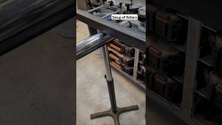 Setting height of rollers for parallel workpiece #drillpress