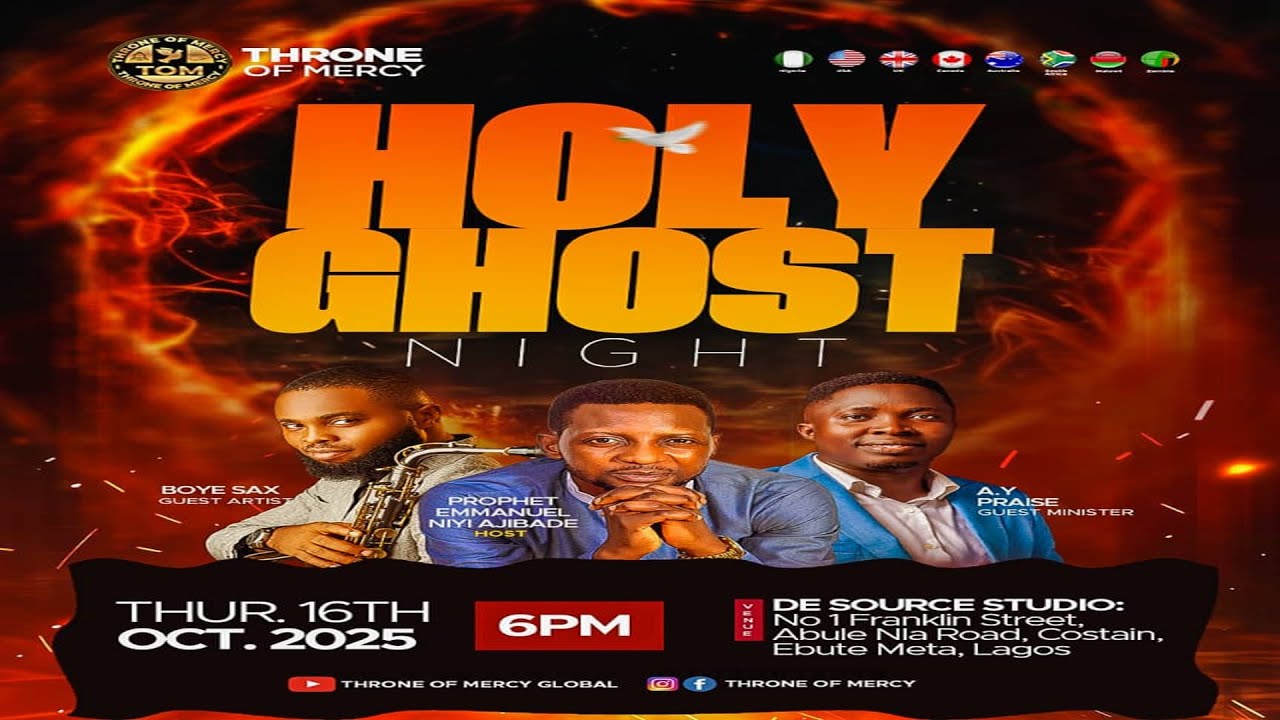 HOLY GHOST NIGHT - YouTube