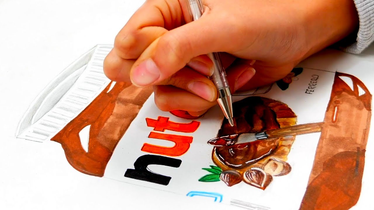 Nutella Realistic Drawing! @clarafyart