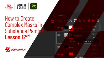 How to create complex masks in Substance Painter? | Lesson 12 of 25 | Substance Painter Full Course