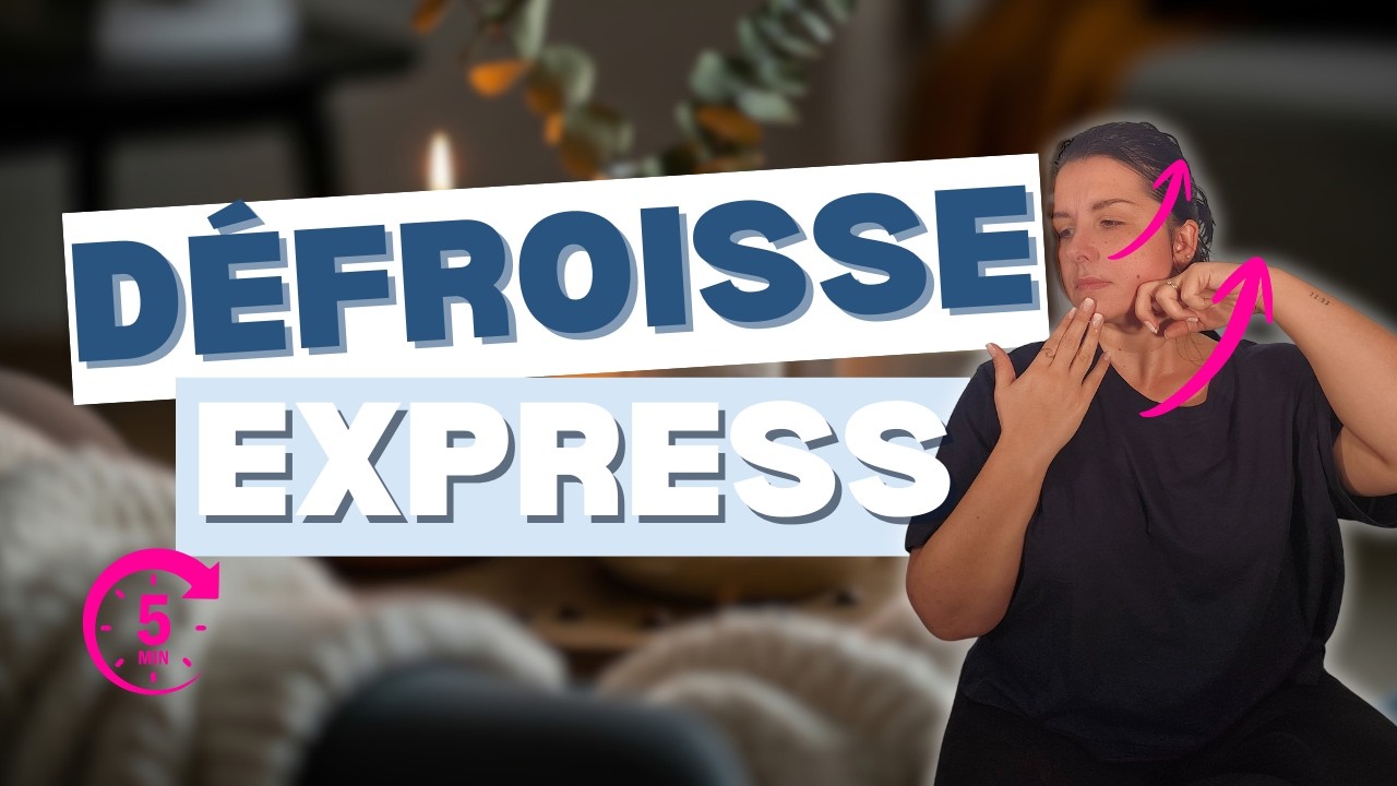 Découvre le MASSAGE EXPRESS pour te DÉTENDRE vite ! ( Routine FACE YOGA du soir )