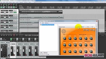 REAPER tutorial: Play VSTi instrument from MIDI track