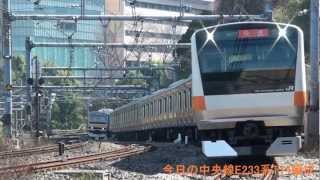 2012年３月２６日（月）今日の中央線E233系（T14編成）907T快速豊田行