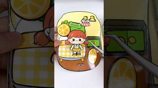 [DIY Quiet Book] Cute Lemon House Quiet Book #stickers #quietbook #lemonhouse #diycrafts #shorts