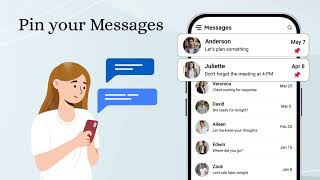 Chat Scheduler: Chat, Share Photos & Pin Messages Effortlessly screenshot 4