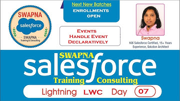 07.Salesforce Lightning LWC Events  Handle LWC Event Declaratively Swapna Salesforce Ameerpet