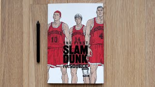 THE FIRST SLAM DUNK re:SOURCE Visual Guide Flip-through Book Review 井上雄彦 アートブック レビュー