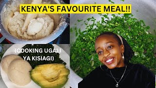How To Cook Whole Maize Meal Ugali Ya Kisiagi - Kenyas Favorite Meal