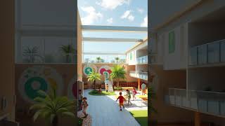 Modern School Campus | Inspiring Learning Spaces in 3D Walkthrough ✨🏫