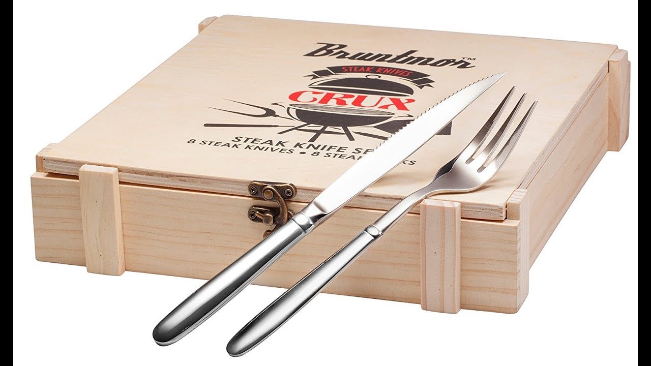 Bruntmor CRUX 16-piece Steak Knife Gift Box Set Product Review Video