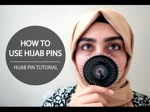 Details about   Black& White large Straight Hijab Pins to secure the wrapped layers & the end 